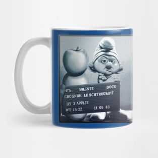 Grouchy Smurf Mugshot Mug